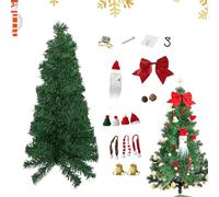Coronas de Navidad para puerta de casa, con lazo de fieltro, duendes navideños, decoración de Navidad, para salón, dormitorio, chimenea, oficina, restaurante, jardín, terraza