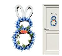 Coronas de primavera - Decoración de pared de mimbre | Guirnalda artificial, para decoración de Pascua de primavera/verano, sala de estar, dormitorio, entrada, chimenea, boda, , familia