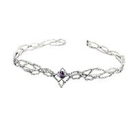 Coronas de rey elfo de moda con elegantes diamantes de tamaño ajustable, diseños elegantes para fiestas y bodas, tiaras de aleación elegantes, talla única, como se describe, como se describe