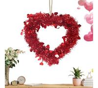 Coronas de San Valentín para Puerta Delantera, de corazón Reutilizable, Corona Decorativa para el día de San Valentín, para de cumpleaños, Navidad, propuesta de Techo, Pared, Pasillo