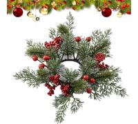 Coronas de Velas de Navidad, Anillos de Vela de Corona Artificial, Velas de Pilar de, decoración del hogar, Decoraciones de Navidad, de Mesa, decoración de Botella de Vino para