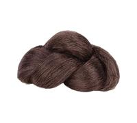 Coronas elevadas para eventos nupciales, color marrón oscuro natural, diseño ligero, extensión de pelo nupcial