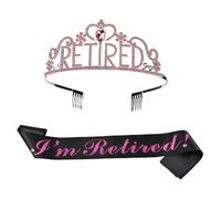 Coronas jubiladas - corona dorada para mujeres, tiara de fiesta, tocado de evento de jubilación, elegante decorativo de círculo, regalo de recuerdo para celebración, de