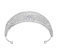 Coronas para mujeres, princesa reina tiaras de corona vintage, chicas accesorios para el cabello nupcial para adultos regalos para el baile de graduación de bodas, fiesta nupcial, concurso