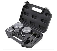 Coronas sierra perforadoras Set 9 piezas Maletín portátil Brocas coronas Perforación azulejo baldosa