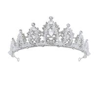 Coronas, tiara tiara corona exquisita diadema boda tiaras de cumpleaños nupcias, diademas de novia de novia de novia de novia de bodas de novia para niños para niños niñas