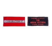 Coronation Street & Eastenders The Queen Vic - Juego de toallas de bar - Marca oficial Coronation Street & Eastenders para bares y pubs domésticos