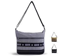 Coronel Tapioca - Bolso bandolera mujer - Bolso mujer - Bolsos bandolera - Bolsos bandolera casual gran capacidad con 2 cremalleras exteriores - Bandolera Albertina