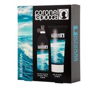 CORONEL TAPIOCCA - Blue Ocean, Estuche de Regalo Hombre, Colonia 75 ml + Desodorante 200 ml, Eau de Toilette Natural y Masculina, Aroma Cítrico Especiado, Fragancia Fresca y Duradera