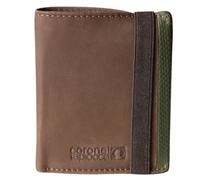 Coronel Tapiocca Cartera Aladino Marron Hombre Adolescente con Compartimentos Billetes, Bolsillo y Ranuras Tarjetas