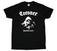 Coroner Death Cult Thrash Toxik Razor Nuclear Assault Sadus Black T-Shirt XXL