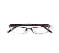 Corpootto - Gafas de lectura con texto violeta D.+1,00-20 gr