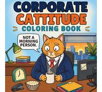 Corporate Cattitude: Funny Office Cat Coloring Book for Adults | 40+ Hilarious Art Pages with Sarcastic Quotes
