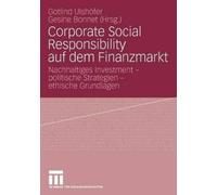 Corporate Social Responsibility auf dem Finanzmarkt (Tapa blanda)