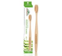 Corpore Sano: Cepillo De Dientes De Bambú 100% Moso. Filamentos de fibra de Bambú de Dureza Media