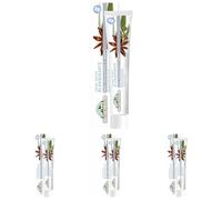 Corpore Sano - Crema Dental Blanqueante, Pasta de Dientes Natural y Blanqueadora, con Anís Estrellado, Eucalipto y Menta, Previene Caries, Dentífrico Sin Flúor, SLS ni Parabenos, 75ml (Paquete de 4)