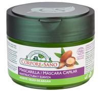Corpore Sano - Mascarilla Capilar Reestructurante, Certificado Cosmos Organic 99% Ingredientes Naturales, Cultivo Bio Certificado, con Aceite Argán y Altea, Sin Sulfatos, Parabenos ni Siliconas, 250ml