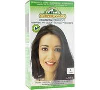 Corpore Sano Tinte Permanente Castaño (4) sin amoníaco, resorcinol, PPD ni parabenos. Con Aloe Vera, Sésamo y Keratina Vegetal 140 ml