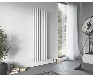 Corpotherma Calefactor Dupo, tubos rectos de acero de precisión, profundidad: 90mm, blanco, DU1800510, Versión: 510x1800mm