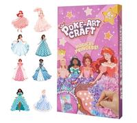 Corpower Poke Art Manualidades Juguetes, Kit DIY con 8 Princesas, Kit de Manualidades DIY, Crafting Kit Arte Creativo Infantil, Manualidades Juguetes Niñas 4 5 6 7 8 9 Años