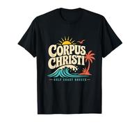 Corpus Christi, Costa Sur de Texas, Breeze Beach, Retro Camiseta