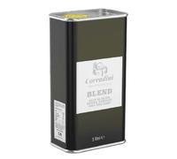 Corradini - Aceite de Oliva Virgen Extra EVO 100% Italiano, mezcla seleccionada, extracción en frío, sabor delicado y afrutado ligero, lata de 5 litros, alta calidad