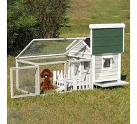 corral de juego para gatos, Jaula for conejos de interior, jaula for perros, casa for conejos, cerca for perros, jaula de madera for conejos con pendiente, techo impermeable que se puede abrir for ani
