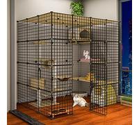 corral de juego para gatos, Jaulas for gatos de interior grande, jaula for gatos, parque for mascotas, parque for perros, gato for gatos de interior, recinto de metal, red for ejercicios, valla for pa