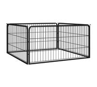 Corral para perros 4 paneles acero con recubrimiento en polvo