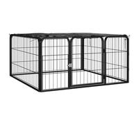 Corral para perros 4 paneles acero con recubrimiento en polvo