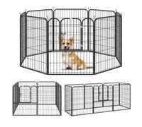 Corral plegable para mascotas color Negro