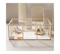 Corral transparente para perros, corral acrílico para perros, barrera para mascotas, valla de seguridad para cachorros, puerta interior independiente para mascotas, para interiores interiores, puertas