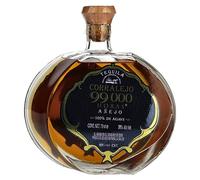 CORRALEJO - Tequila Añejo 99.000 Horas 700 ml, 100% Agave, Sedoso y de Gran Cuerpo, Sabor y Aroma a Madera y Chocolate, Color Ámbar con Matices Ocre, 18 Meses en Barrica, 38% Vol. Alcohol