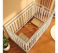 Corralito for Perros Parque for Perros Longitud: 80/100/120 Cm Plegable Hecho De Tubo Galvanizado Diseño De Cierre A Presión Fácil De Limpiar Jaula De Mascotas(White,100 * 60 * 60cm)