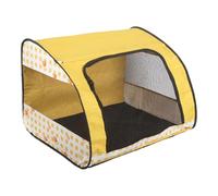 Corralito para gatos en interiores, refugio de malla transpirable, tienda plegable para mascotas, corralito de tela Oxford, refugio de anidación antiarañazos, área de vivienda interior para gatos, uso