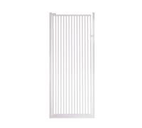 Corralitos para Mascotas Puertas de Seguridad con Doble Bloqueo Interno Y Externo Instalación de Presión Valla Protectora la Puerta de la Escalera Se Puede Abrir en Ambas Direcciones, Se Usa para Esca