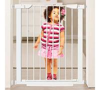 Corralitos para Mascotas Puertas de Seguridad para Niños Puerta de Cierre Automático Puertas para Perros para Escaleras Puertas de Escalera Instaladas a Presión Abiertas de Dos Vías con Balaustres de