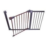 Corralitos para Mascotas, Puertas de Seguridad para Niños, Puerta para Mascotas de Metal Blanco Montada a Presión, Puerta de Escalera Interior, Balaustres/152-158Cm