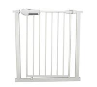 Corralitos para Mascotas, Puertas de Seguridad, Protectores de Ventanas para Niños, Barras de Puertas de Seguridad, Metal Blanco Montado a Presión, Balaustres de Escalera de 77 cm de Altura/Width 118-