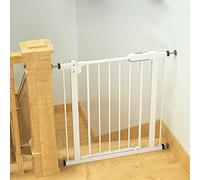 Corralitos para Mascotas Puertas de Seguridad Puerta de Seguridad para Escaleras, Valla de Protección para Mascotas, Instalación a Presión, Valla con Función de Cierre Automático, Balaustres de Escale