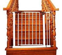 Corralitos para Mascotas, Puertas de Seguridad, Puertas de Seguridad para Bebés Blancas para Puertas, Ajuste a Presión de 65 a 152Cm para Puerta de Escalera, Balaustres/125-128Cm