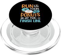 Corre como si hubiera donas en la línea de meta PopSockets PopGrip para MagSafe