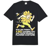 Corre como una Abeja te está Persiguiendo Divertido maratón de Correr Comfort Colors Adult Heavyweight T-Shirt