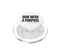 Corre con un propósito Cristiano Corriendo 1 Corintios 9:26-27 PopSockets PopGrip para MagSafe