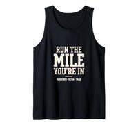 Corre la Milla en la Que estás en Marathon Ultra Runner Camiseta sin Mangas