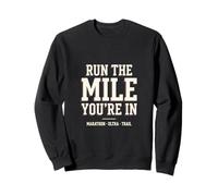 Corre la Milla en la Que estás en Marathon Ultra Runner Sudadera