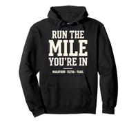 Corre la Milla en la Que estás en Marathon Ultra Runner Sudadera con Capucha