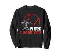 Corre te reto béisbol Sudadera