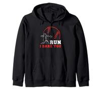 Corre te reto béisbol Sudadera con Capucha