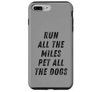 Corre Todas Las Millas, acaricia a Todos los Perros, Divertida Carrera de maratón Carcasa para iPhone 7 Plus/8 Plus